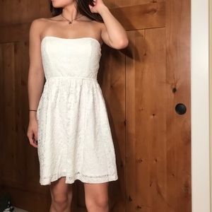 Jump Girl Lace Cutout Dress